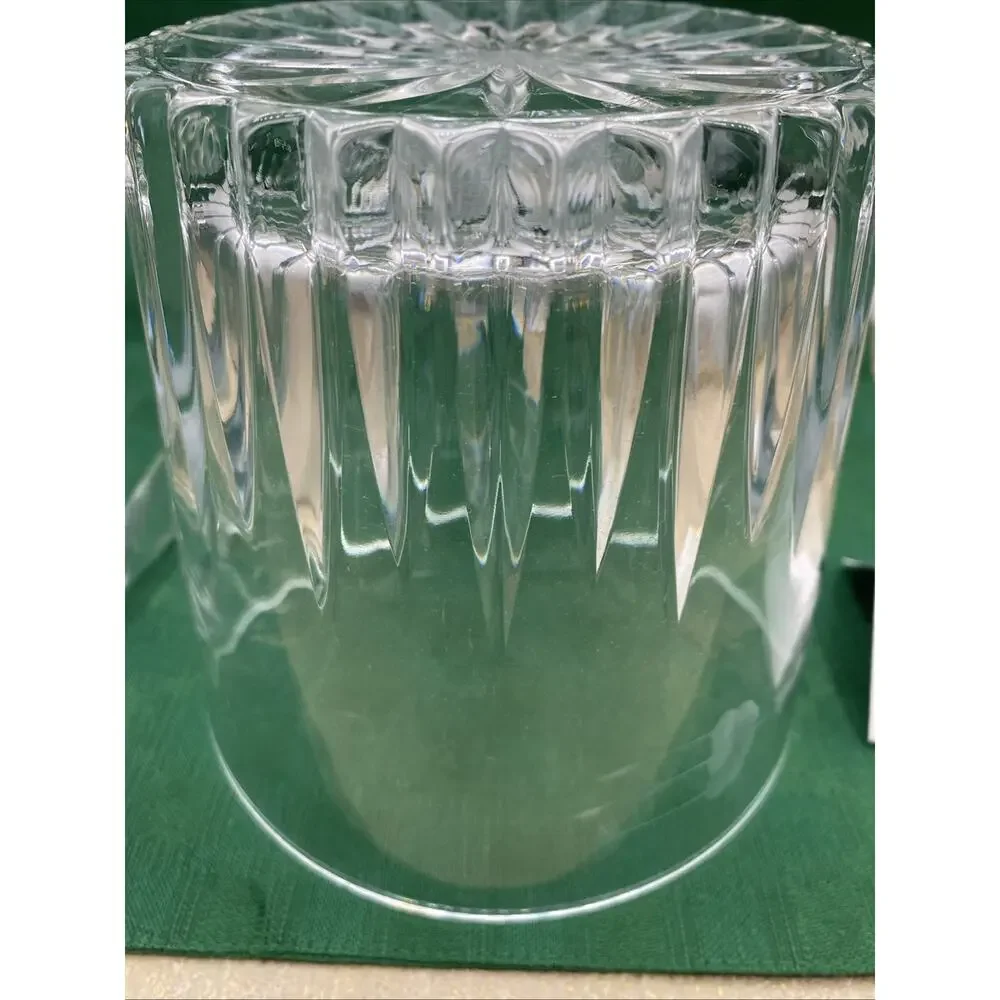 Vintage 1974 Princess House Heritage Ice Bucket Etched Floral Design